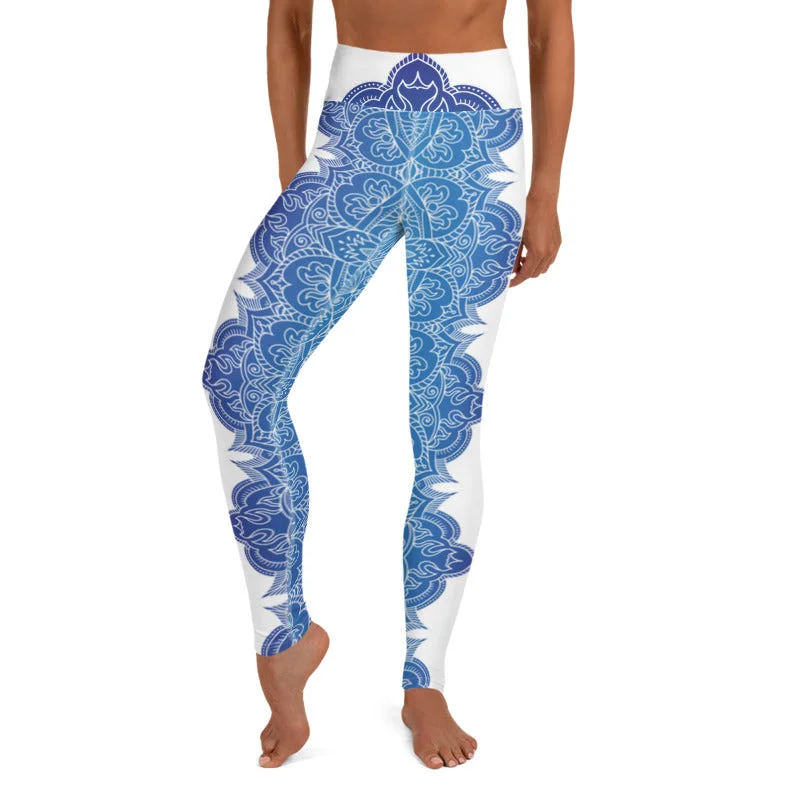 Yoga Pants for Athletic Women -Chakra High Waist Womens Yoga Leggings