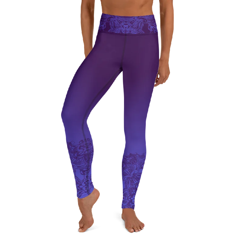 High-Waisted Leggings for Yoga -Karmic High Waist Womens Yoga Leggings