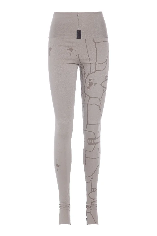 Yoga Pants for Smooth Movement -YOGA PANTS - 99002 - ART PRINT SAND