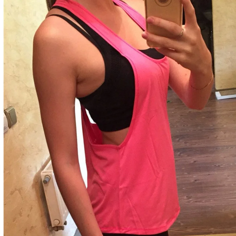 Comfortable Yoga Tops for Studio Sessions -Yoga Shirts Women Sport Wear Quick Dry Gym Vest Flex Suit Fitness Breathable Tank Tops Race Back Multi Color Fitness Clothing Comfortable Yoga Tops for Studio Sessions -Yoga Shirts Women Sport Wear Quick Dry Gym Vest Flex Suit Fitness Breathable Tank Tops Race Back Multi Color Fitness Clothing