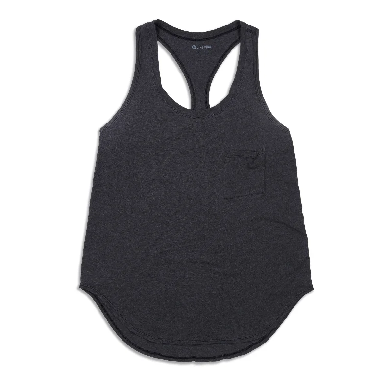 Yoga Tops for Body Movement -Yogi Racerback Tank Top - Resale
