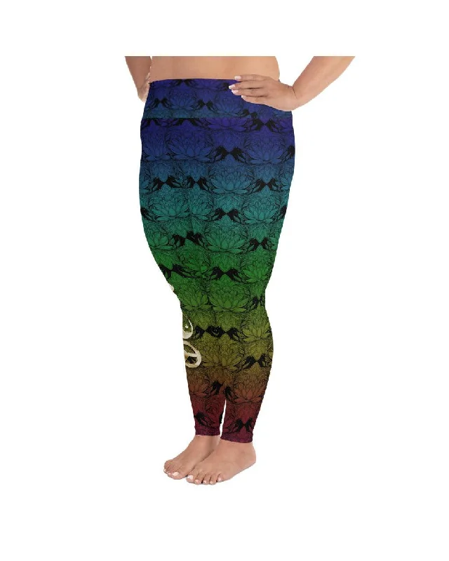 Yoga Pants for Full Coverage -Zen as F@#$ Plus Size Leggings