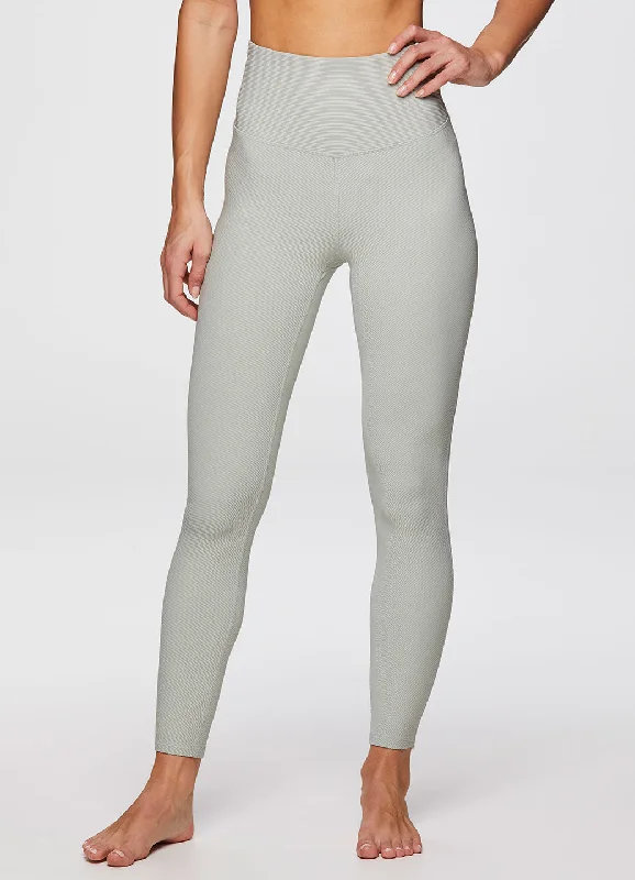 Premium Quality Yoga Pants for Women -Zen Flow With It Ribbed 7/8 Legging