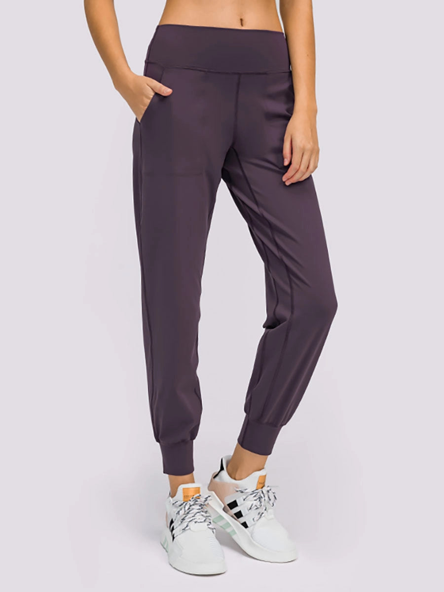 Soft Fit Yoga Pants for Gentle Practice -The Zoom Pant Amethyst