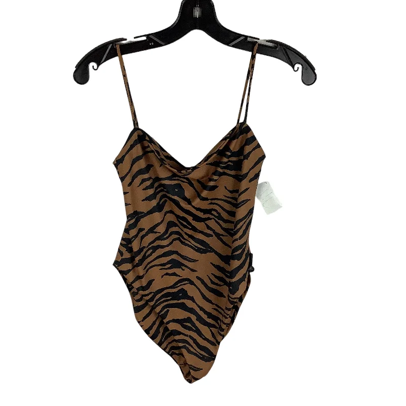 High-Elastic Yoga Set for Movement -Animal Print Bodysuit Buddy Love, Size M