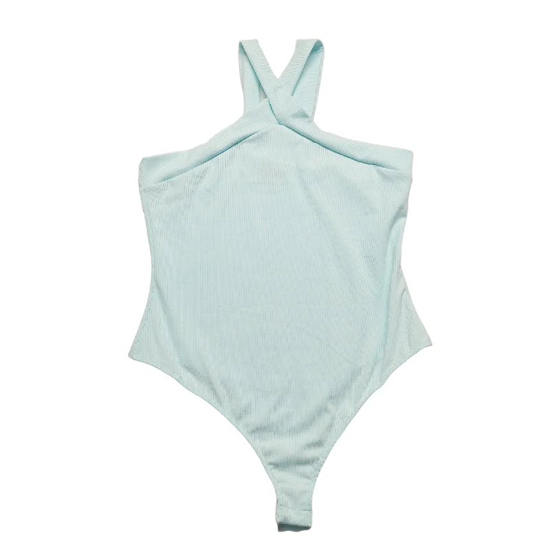 Premium Women's Yoga Sets -Aqua Bodysuit Vici, Size Xl