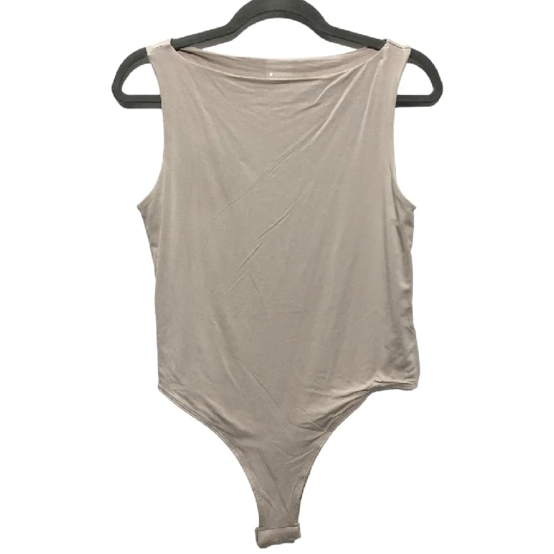 Yoga Sets for Dynamic Practice -Beige Bodysuit A New Day, Size M