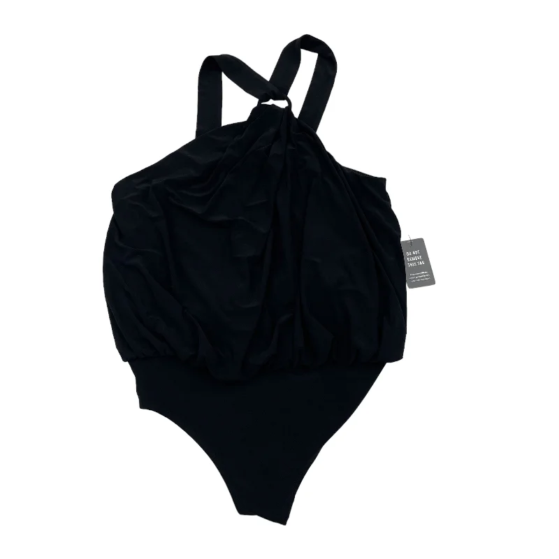 Yoga Sets with Leggings -BLACK BODYSUIT by EXPRESS Size:M