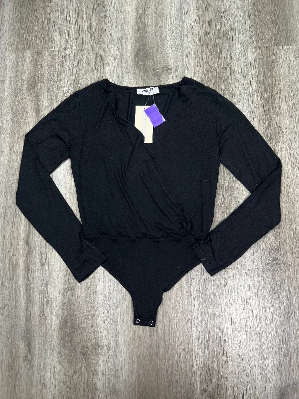 Yoga Sets with Soft Elasticity -Black Bodysuit Double Zero, Size S