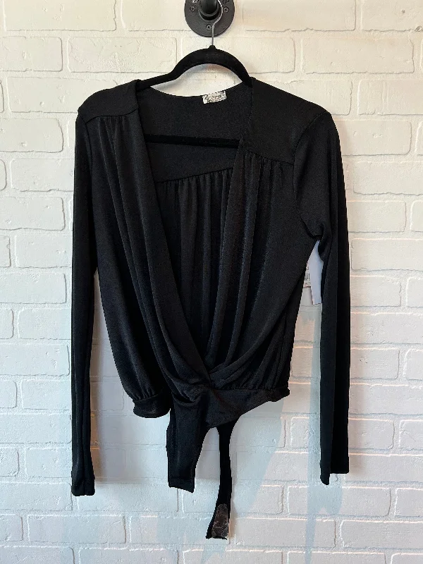 Eco-Friendly Yoga Sets -Black Bodysuit Free People, Size M