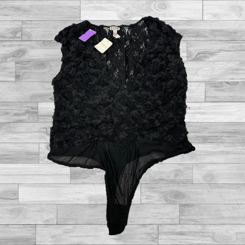 Yoga Sets for Flexibility -Black Bodysuit Free People, Size Xl