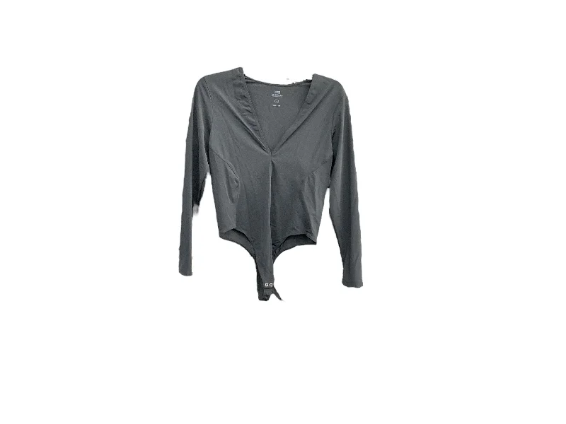 Yoga Set for Intense Stretching -Black Bodysuit Good American, Size 4