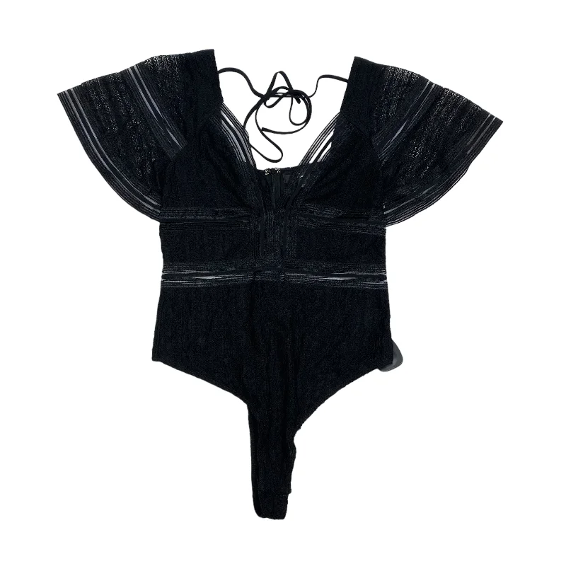 Luxury Yoga Sets -Black Bodysuit Lulus, Size M