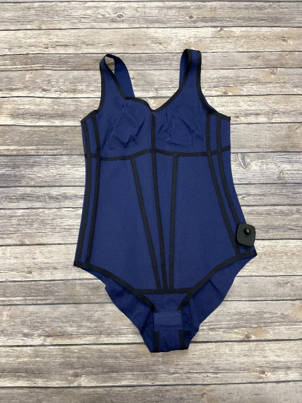 Yoga Sets with High-Waisted Leggings -Blue Bodysuit Cmc, Size M