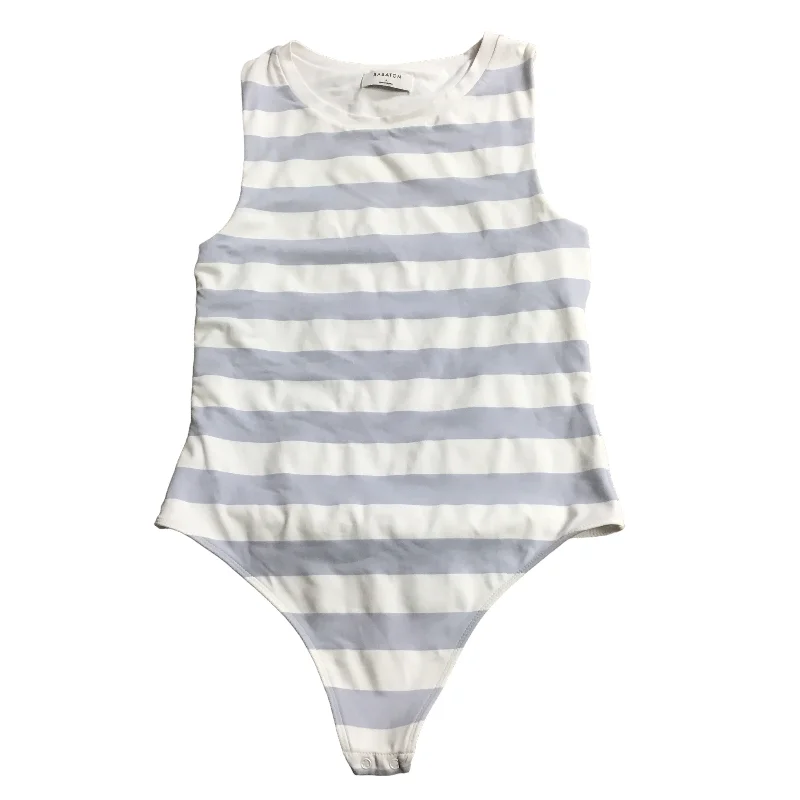 Versatile Activewear Yoga Sets -Bodysuit By Babaton In Striped Pattern, Size: L