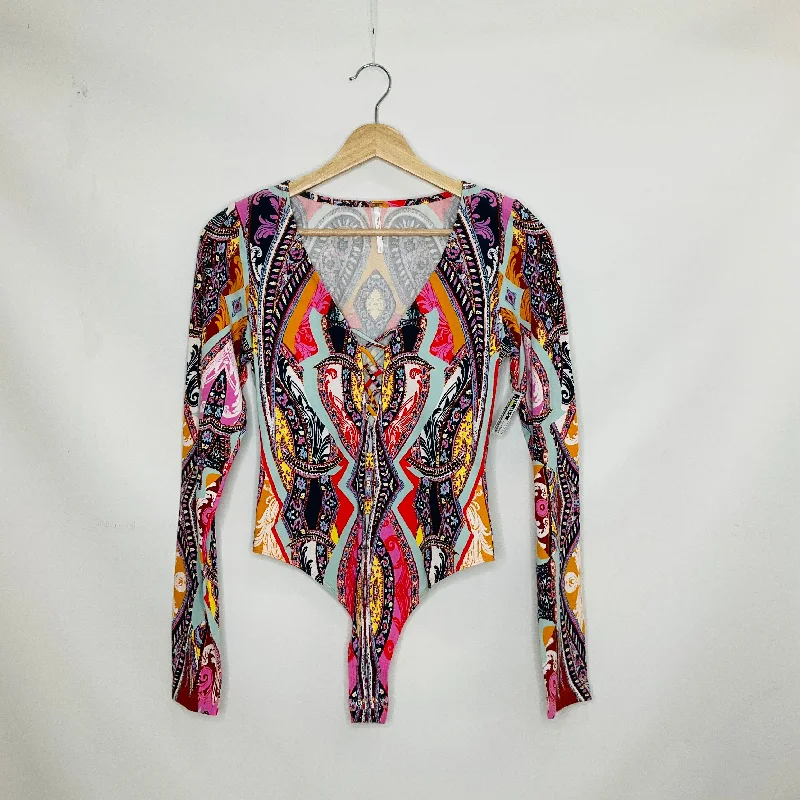 Flexible Yoga Sets -Bodysuit By Free People In Multi-colored, Size: S