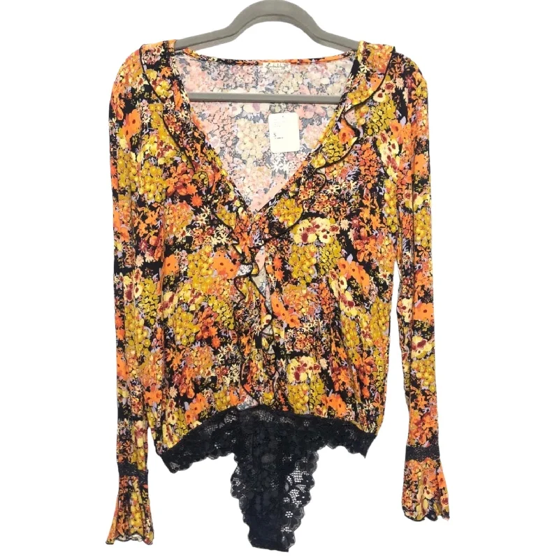 Yoga Set with Stretchable Waistband -Bodysuit By Free People  Size: S