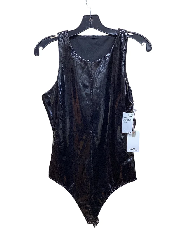 Yoga Sets for Gentle Stretching -Bodysuit By Good American In Black, Size: L