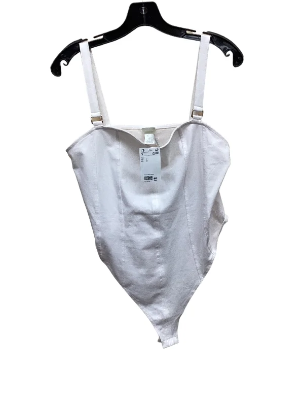 Top-Rated Yoga Sets -Bodysuit By H&m In White, Size: L
