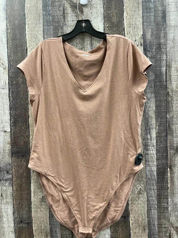 Lightweight Yoga Set for Hot Yoga -Bodysuit By Old Navy In Bronze, Size: 2x