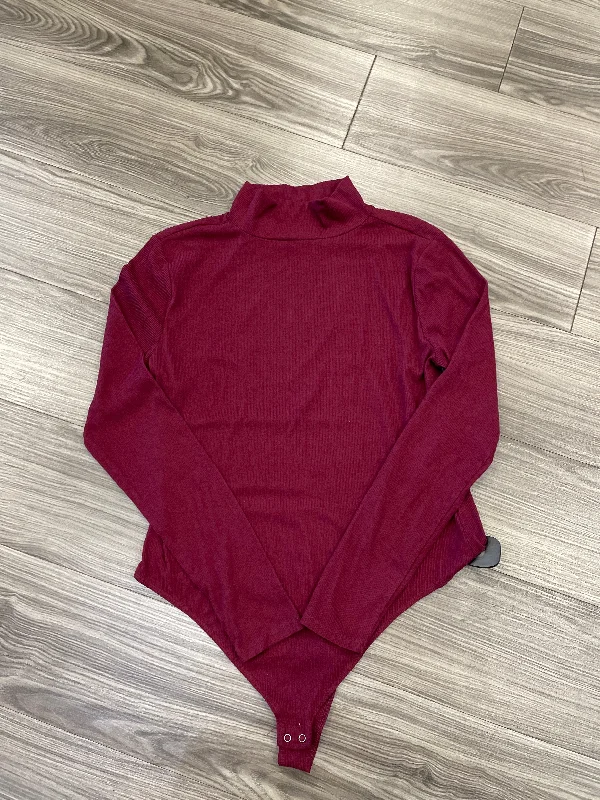 Performance Yoga Set for Active Women -Bodysuit By So In Red, Size: 1x