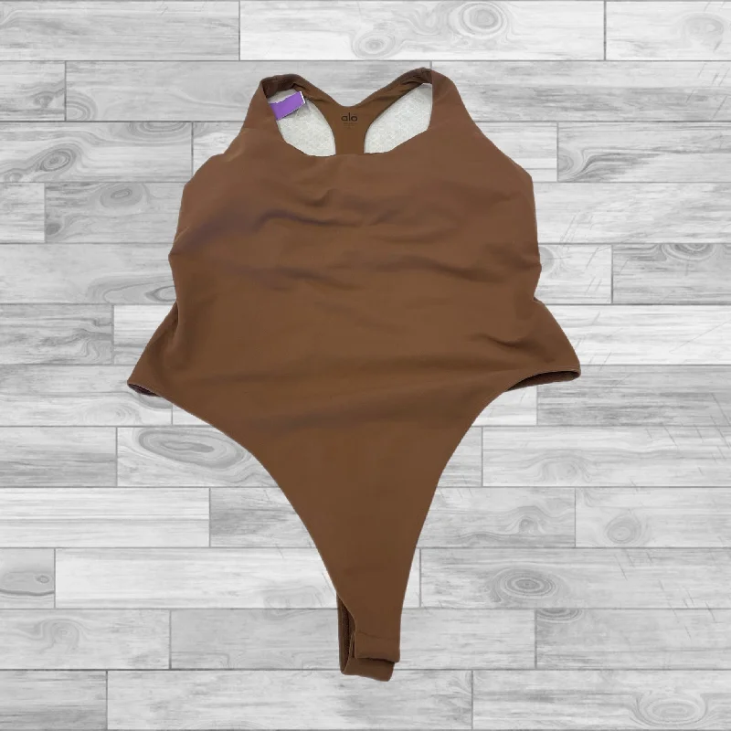 Matching Yoga Sets -Brown Bodysuit Alo, Size Xl