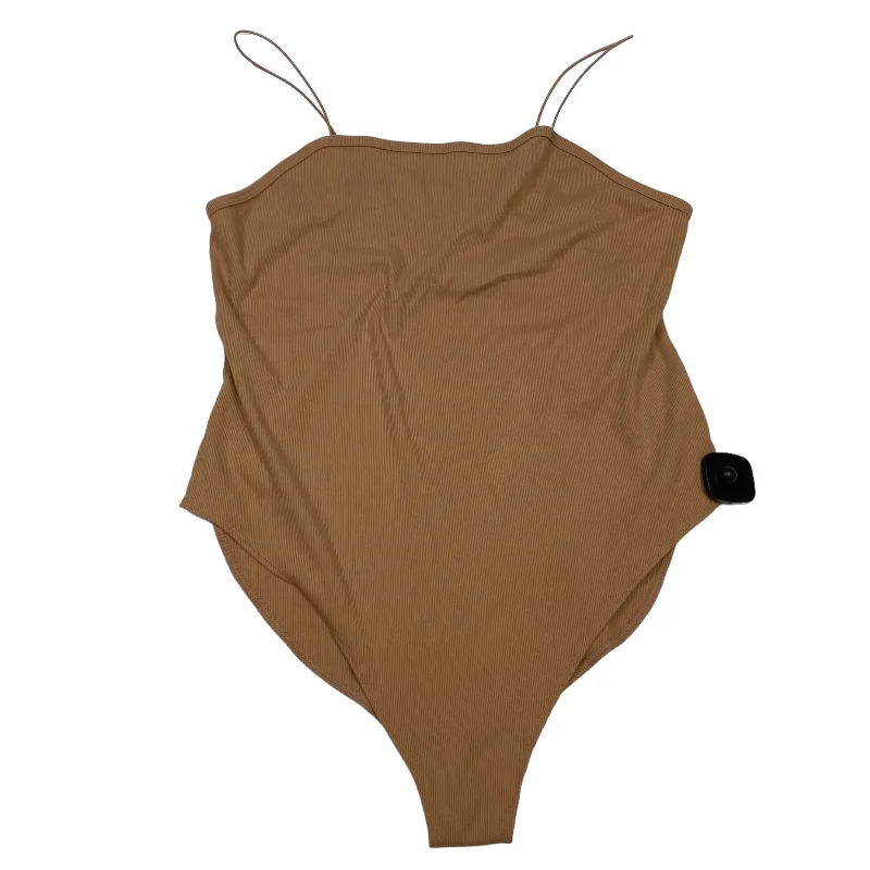 Lightweight Yoga Set for Hot Yoga -Brown Bodysuit Wild Fable, Size Xxl