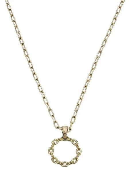 Shop Classic Women's  Necklaces & Pendants with a Modern Twist-Chain Loop Necklace