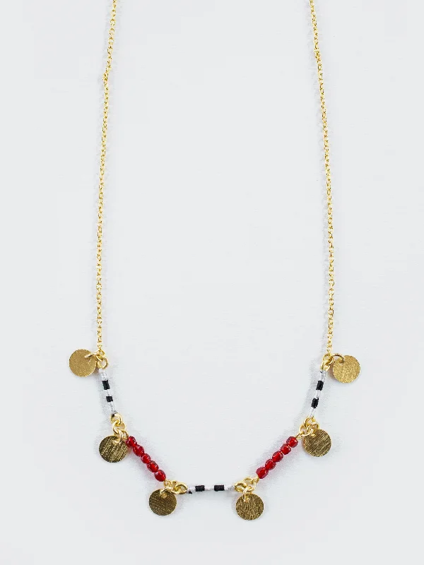 Shop Classic Women's  Necklaces & Pendants with a Modern Twist-Ember Necklace - Ruby