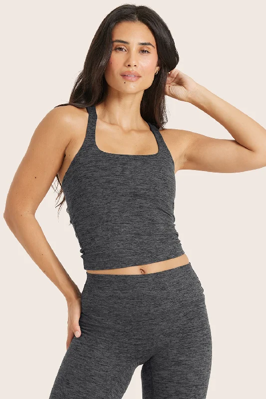 Stretch-Friendly Yoga Set -FORMCLOUD® IT BRA - PEPPER HEATHER GREY