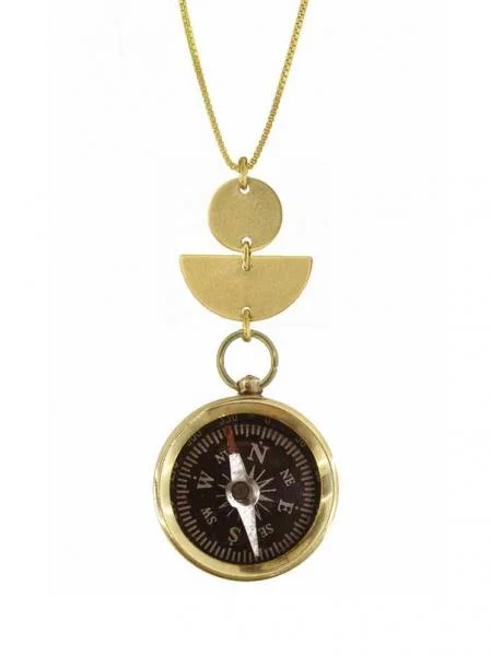 Shop Classic Women's  Necklaces & Pendants with a Modern Twist-Geo Compass Necklace