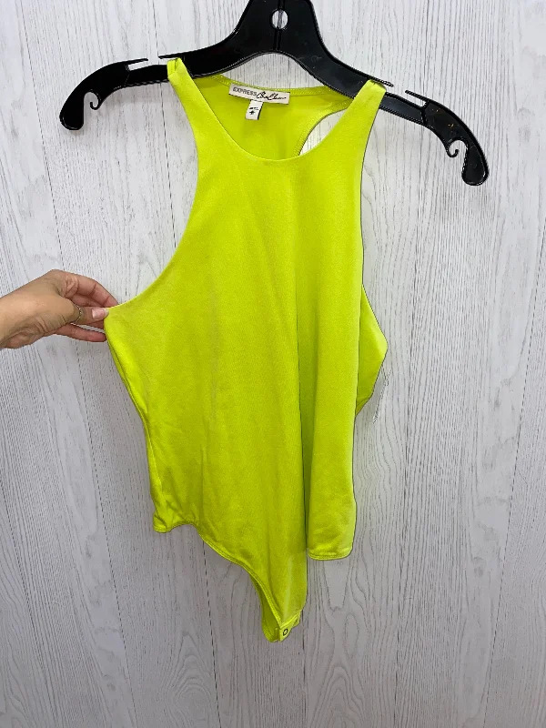 Yoga Set with Top, Bra, and Leggings -Green Bodysuit Express, Size M