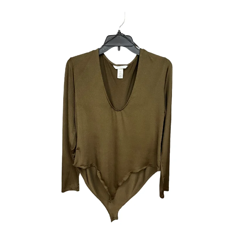 Yoga Set for Deep Stretching -Green Bodysuit H&m, Size Xl