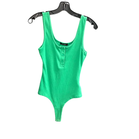 Yoga Sets for Long Legs -Green Bodysuit Olivaceous, Size M