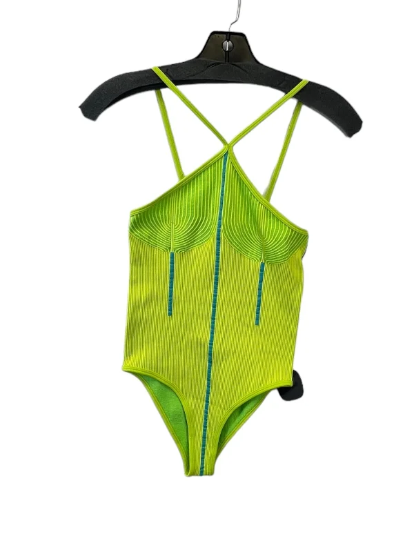 Yoga Set for Relaxation and Flexibility -Green Bodysuit Zara, Size Xs