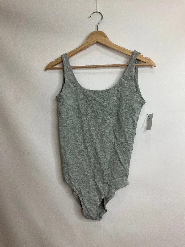Full Coverage Yoga Set for Women -Grey Bodysuit Everlane, Size S