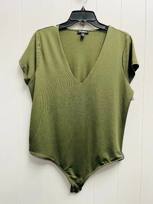Versatile Activewear Yoga Sets -Grey Bodysuit Express, Size Xl
