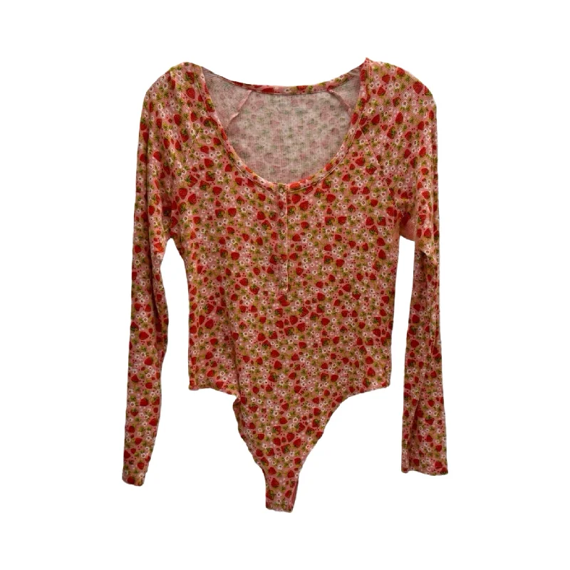 Soft Yoga Set for Gentle Practice -Multi-colored Bodysuit Aerie, Size L