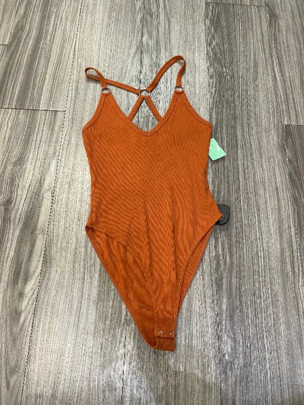Yoga Set for Balanced Practice -Orange Bodysuit Forever 21, Size M