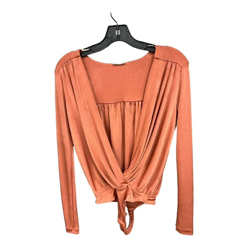 Stylish and Functional Yoga Set -Orange Bodysuit Free People, Size Xs