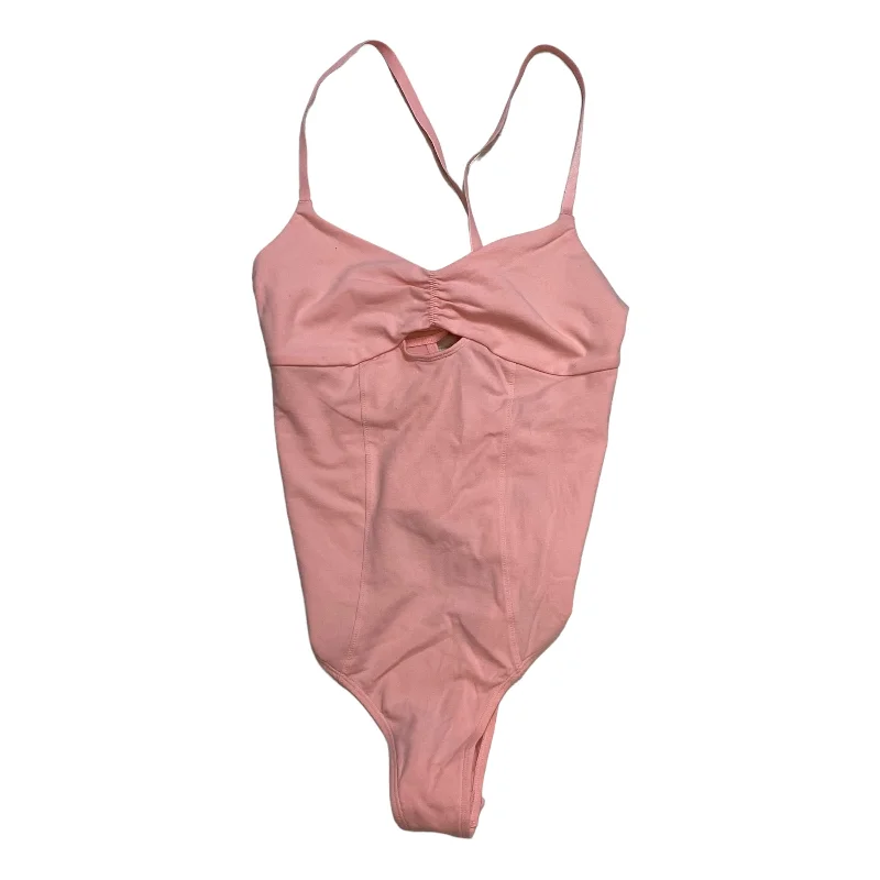 Seamless Yoga Sets with Compression -Pink Bodysuit Colsie, Size S