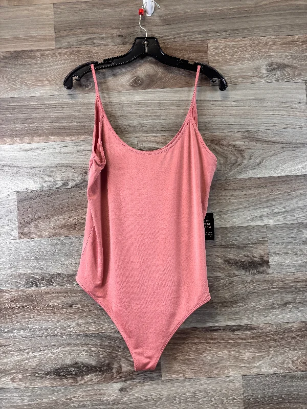 Active Yoga Set for Women -Pink Bodysuit Express, Size L
