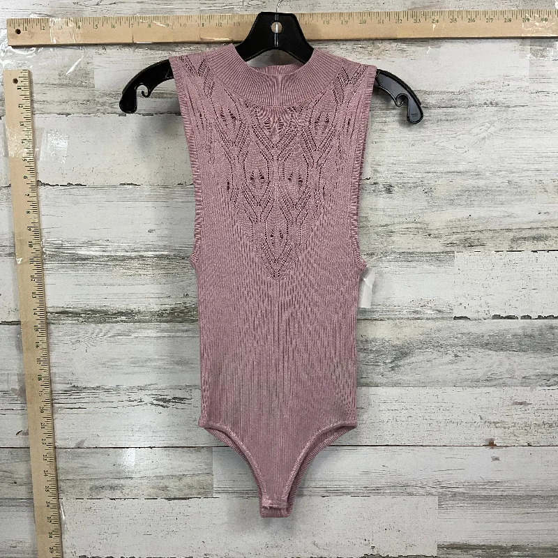 Flexible Yoga Set for Smooth Movement -Pink Bodysuit Free People, Size Xs