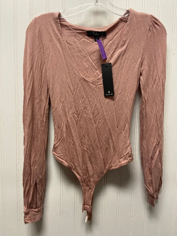 Perfect Yoga Set for Daily Wear -Pink Bodysuit Lulus, Size Xs