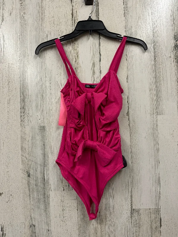 Yoga Set for Effective Poses -Pink Bodysuit Zara, Size S