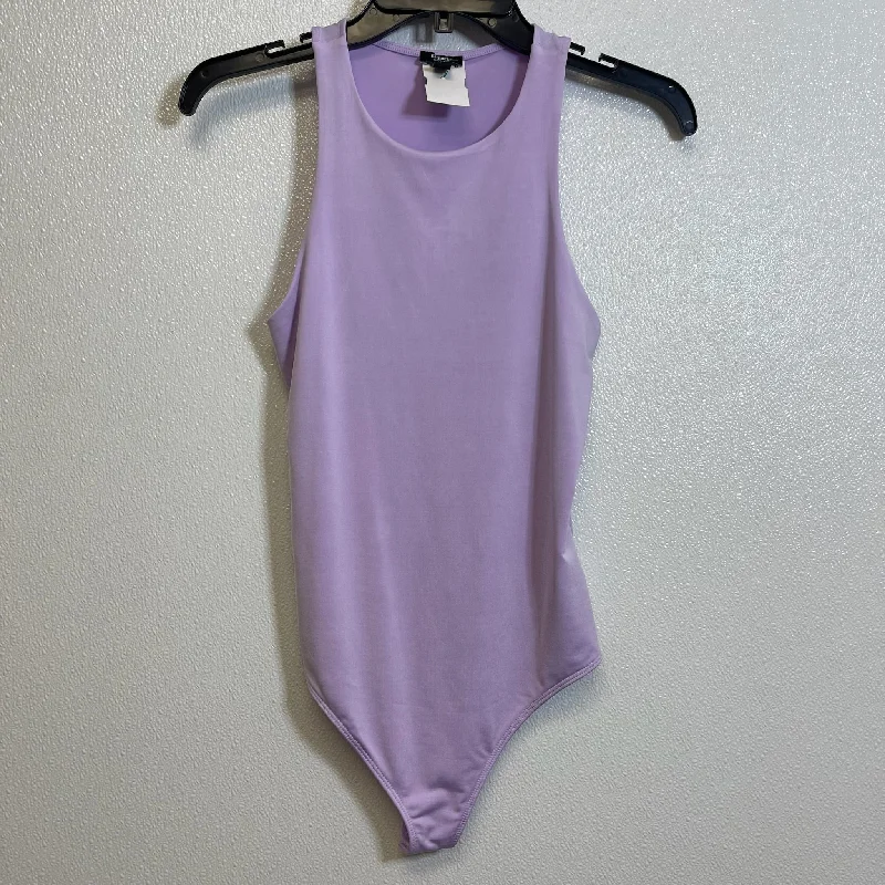 Eco Yoga Set with Natural Materials -Purple Bodysuit Express O, Size S