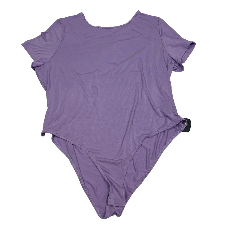 Vibrant Yoga Sets -Purple Bodysuit Shein, Size 4x