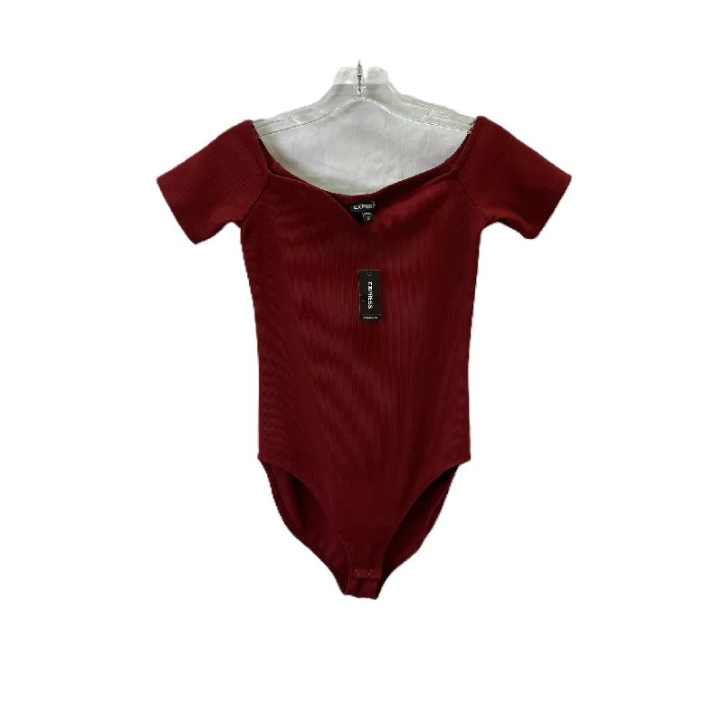 Moisture-Wicking Yoga Sets -Red Bodysuit By Express, Size: Xs