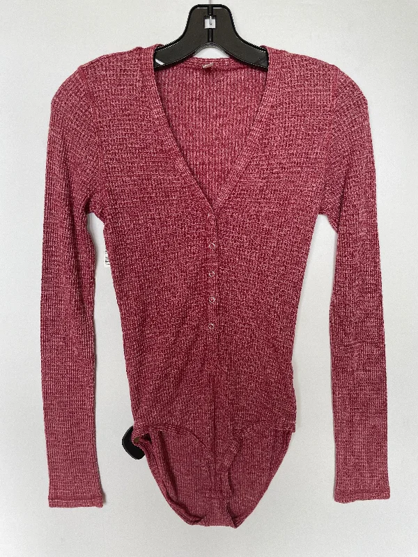 Beautiful Yoga Sets -Red Bodysuit Free People, Size S