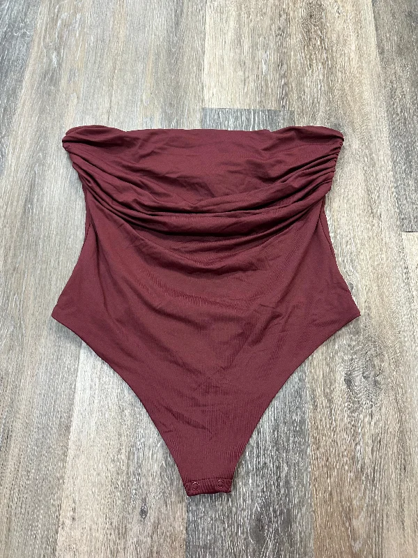 Gym and Yoga Sets -Red Bodysuit Meshki, Size Xxl